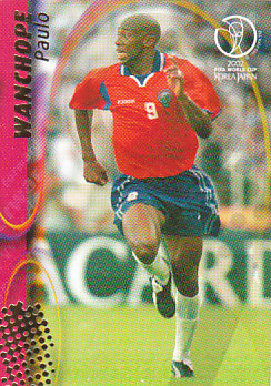 Paulo Wanchope Costa Rica Panini World Cup 2002 #45